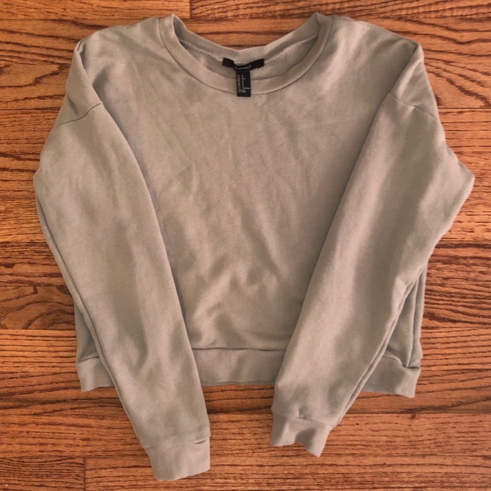 Forever 21 Olive Green Sweatshirt